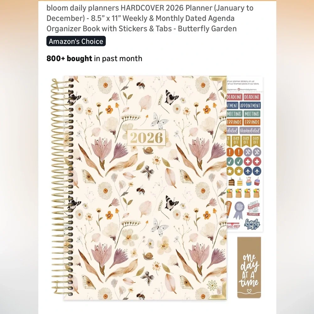 New 2026 Floral Planner Bloom Planners